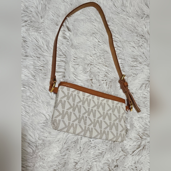 Michael Kors Handbags - MK White Logo Belt Bag